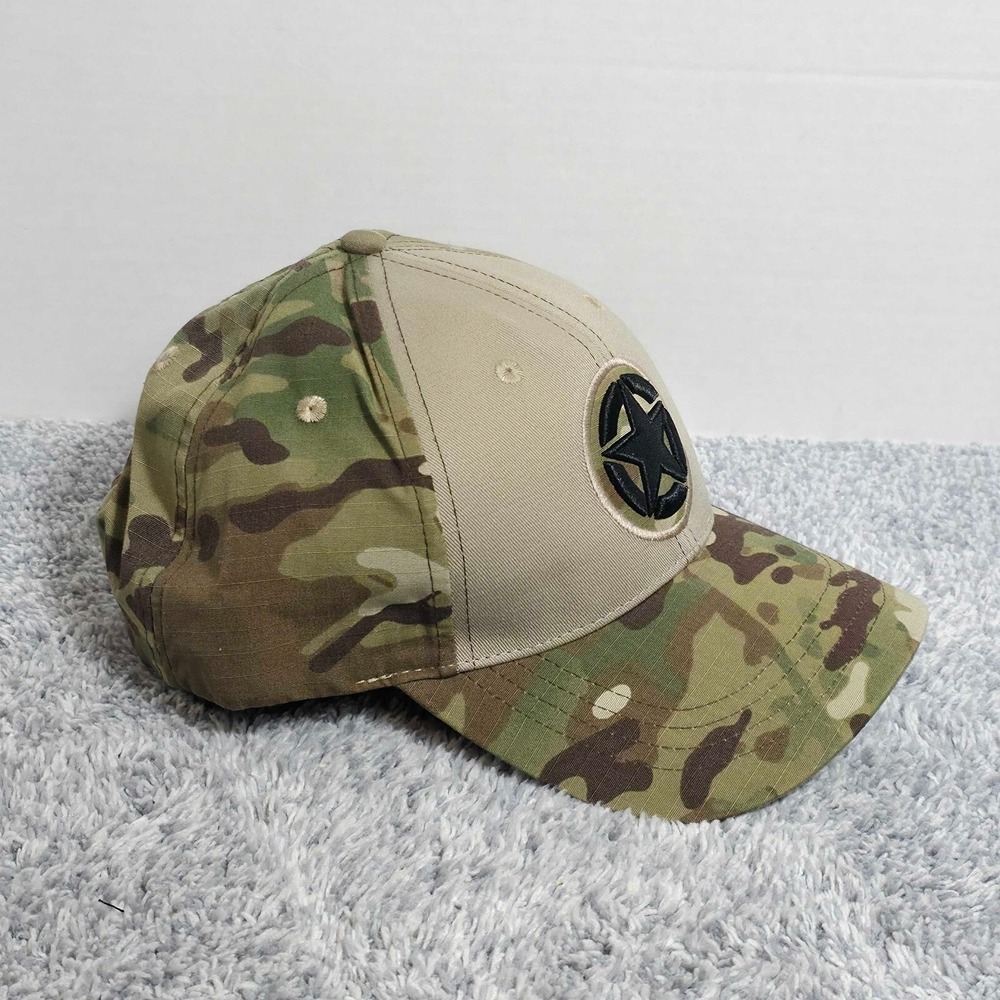 Jeep Willys Iconic Star Logo Snapback Cap Hat Khaki Camo Officially Licensed NEW - Picture 5 of 10